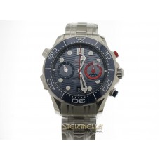 Omega Seamaster Diver 300m America's Cup Chronograph ref. 210.30.44.51.03.002 nuovo 
